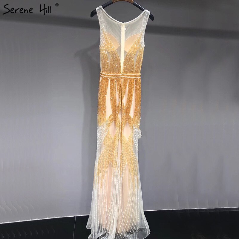 On Sale no return no refundSale Pink Perspective Deep-V Backless Appliques Pearl Sleeveless Photography Evening Gowns HA2160 main image 0