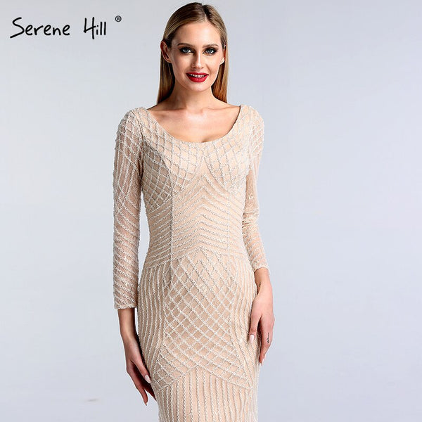 Long Sleeves Evening Dresses Velvet Mermaid Side Split Sexy Vestidos De Novia Square Neck Cocktail Party Prom Gowns,LW042 main image 1