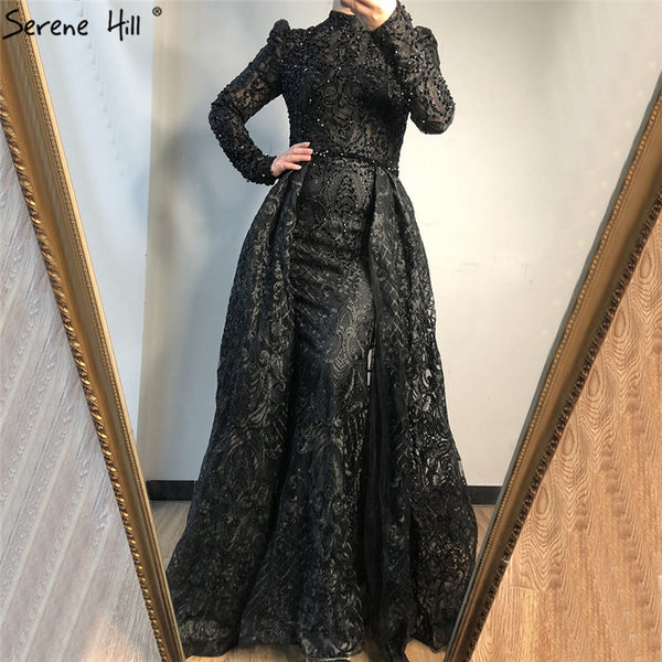 Black Gowns Ladies A-line With Diamond Handmade Long Sleeveless  Eveningdress Luxury For Women Wedding Party Graduation - Evening Dresses -  AliExpress