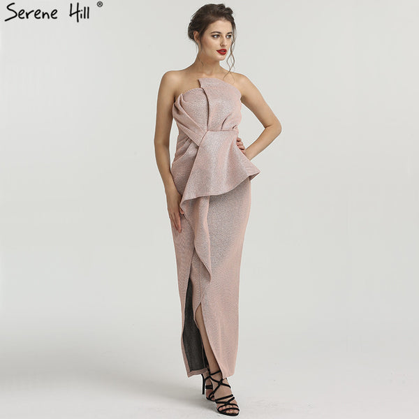 On Sale No Return No  Refund  Sale Asymmetrical Evening Dress Sleeveless Evening Gowns QA8020