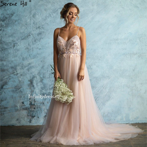 Luxury Pink  Evening Dresses Backless HA2187 On Sale